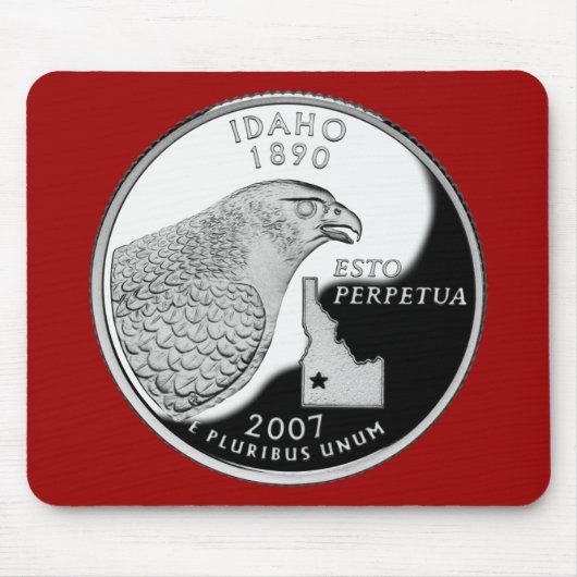 Faux Idaho State Quarter Muismat (Voorkant)