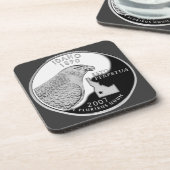 Faux Idaho State Quarter Onderzetter (Linkerzijde)