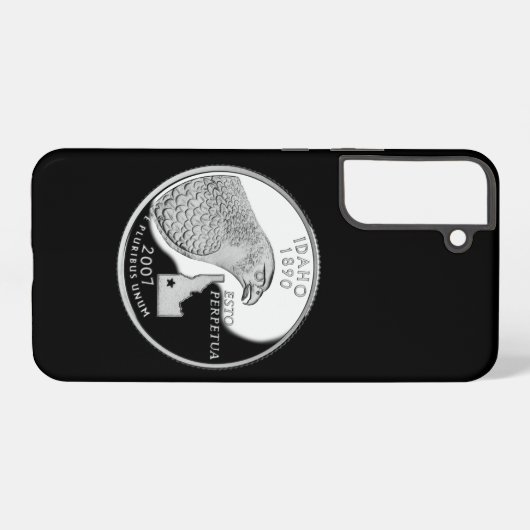 Faux Idaho State Quarter Samsung Galaxy Hoesje (Achterkant horizontaal)