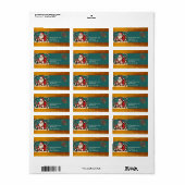 Faux illustratie Sinterklaas ReAdL1 Etiket (Full Sheet)