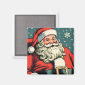 Faux  illustratie Sinterklaas SqM2 Magneet (Voorkant / Achterkant)