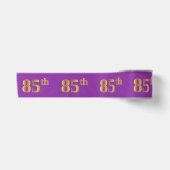 Faux/Imitation Gold "85th" Event Number (Paars) Satijnen Lint (Voorkant)