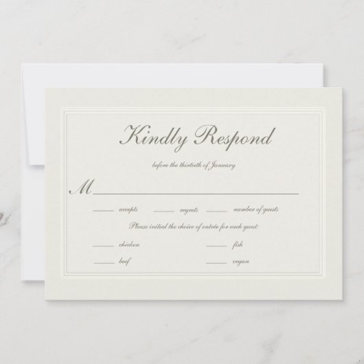 Faux in reliëf gemaakt Formele Elegante Huwelijksm (Voorkant)