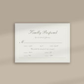 Faux in reliëf gemaakt Formele Elegante Huwelijksm