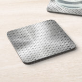 Faux Industrial Diamond Bord Bier Onderzetter (Linkerzijde)