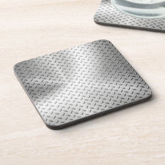 Faux Industrial Diamond Bord Bier Onderzetter (Linkerzijde)