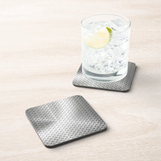 Faux Industrial Diamond Bord Bier Onderzetter (Rechterzijde)