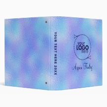 Faux Iridescent Folie Logo & Naam 3 Ring Multomap