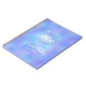 Faux Iridescent Folie Logo Notitieboek (Linkerzijde)
