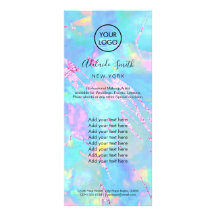 faux iridescent opal aqua