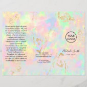 faux iridescent opal brochure (Voorkant)