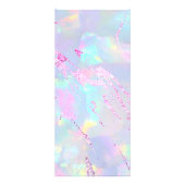 faux iridescent opal paarse folie reclamekaart (Achterkant)