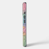 Faux Iridescent Pastel iPhone 16 Hoesje (Achterkant / Links)