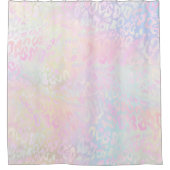 FAUX Iridescent pastelluipspatroon ShowCurt Douchegordijn (Voorkant)