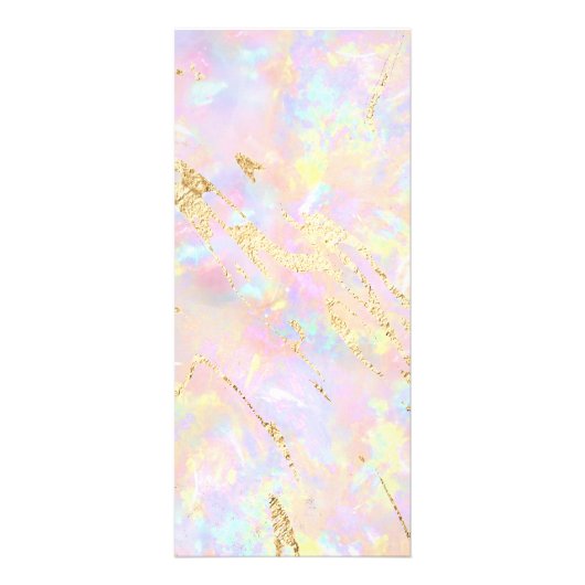 faux iridescent roze optische rackkaart reclamekaart (Achterkant)