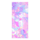 faux iridescent roze paars opa reclamekaart (Achterkant)