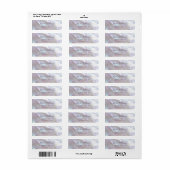 FAUX Iridiserende Holografisch Etiket (Full Sheet)