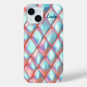 Faux Iriscent Moeder+of+Pearl Hoesje-Mate iPhone 15 Case