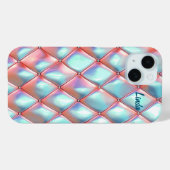 Faux Iriscent Moeder+of+Pearl Hoesje-Mate Case-Mate iPhone Case (Achterkant (horizontaal))