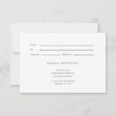 Faux iriserend blauw holografisch cadeau Kaart (Achterkant)