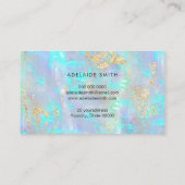 FAUX-iriserend optisch Visitekaartje (Achterkant)