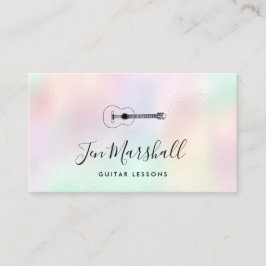FAUX iriserende achtergrondgitarist Visitekaartje