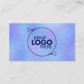 Faux iriserende Folie Elegant - Logo Visitekaartje (Voorkant)