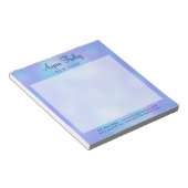 Faux iriserende Folie Elegant Notitieblok (Schuin)