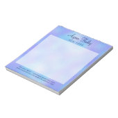 Faux iriserende Folie Elegant Notitieblok (Linkerzijde)