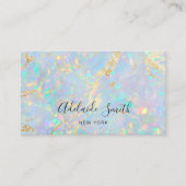 FAUX-iriserende steensteentextuur Visitekaartje (Voorkant)