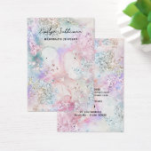 Faux iriserende waterverf oorbel display kaart (Bureau)