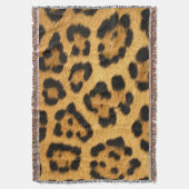 Faux Jaguar Skin Deken (Voorkant Verticaal)