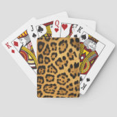 Faux Jaguar Skin Pokerkaarten (Achterkant)