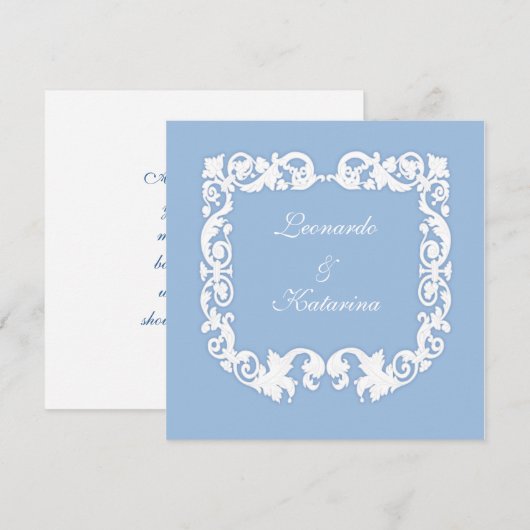 Faux Jasperware Kaart (Voorkant / Achterkant)