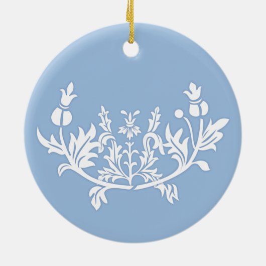 Faux Jasperware Keramisch Ornament (Achterkant)