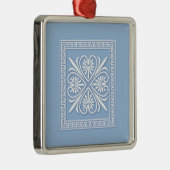 Faux Jasperware Metalen Ornament (Rechts)