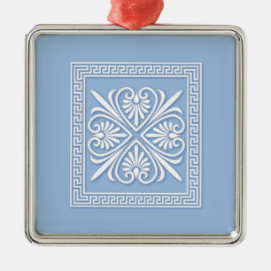 Faux Jasperware Metalen Ornament