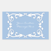 Faux Jasperware Rechthoekige Sticker (Voorkant)