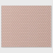 Faux Kant en Rozen  Country Blush Pink Cadeaupapier (Vlak)