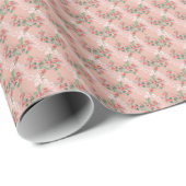 Faux Kant en Rozen  Country Blush Pink Cadeaupapier (Rol Hoek)