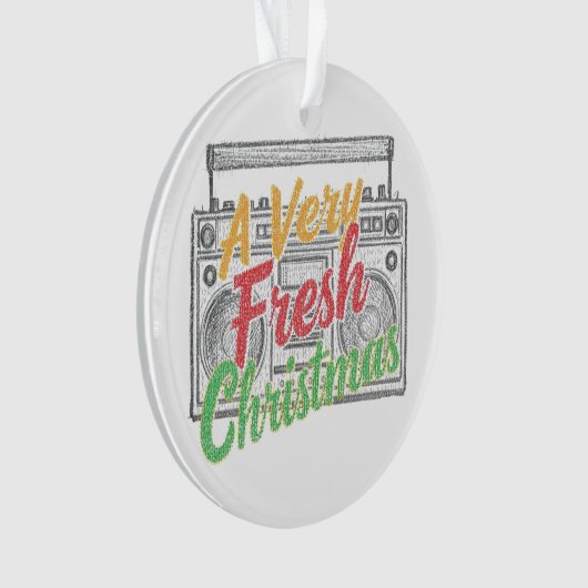 Faux Knit Style Music Lovers' Ornament (voorkant)