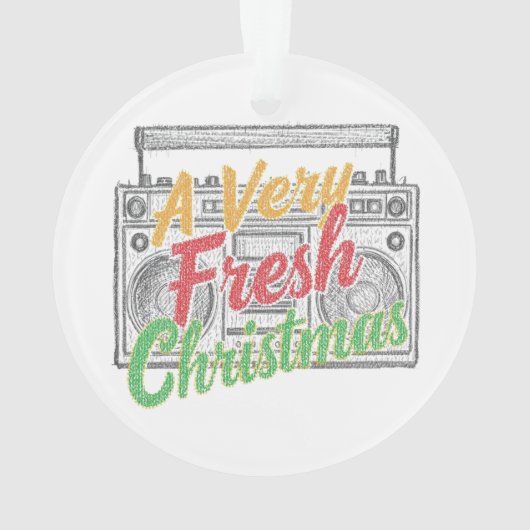 Faux Knit Style Music Lovers' Ornament (achterkant)