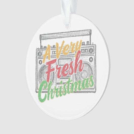 Faux Knit Style Music Lovers' Ornament (voorkant)