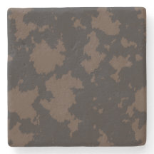 Faux Koe Print Zwart en Bruin