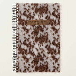 Faux Koeienhuid & Lederen Dierenprint Planner