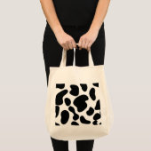 Faux Koeienhuid Pattern Tote Bag (Voorkant (product))