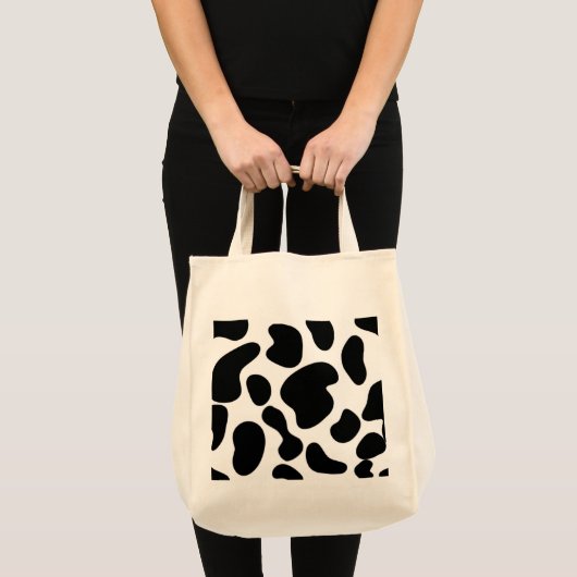 Faux Koeienhuid Pattern Tote Bag (Voorkant (product))
