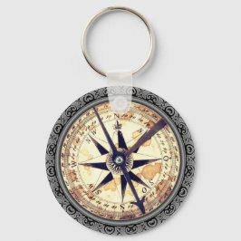 Faux-kompas Sleutelhanger
