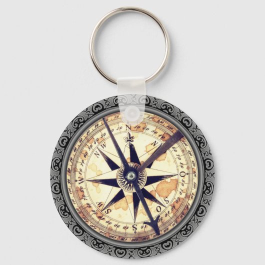 Faux-kompas Sleutelhanger (Voorkant)