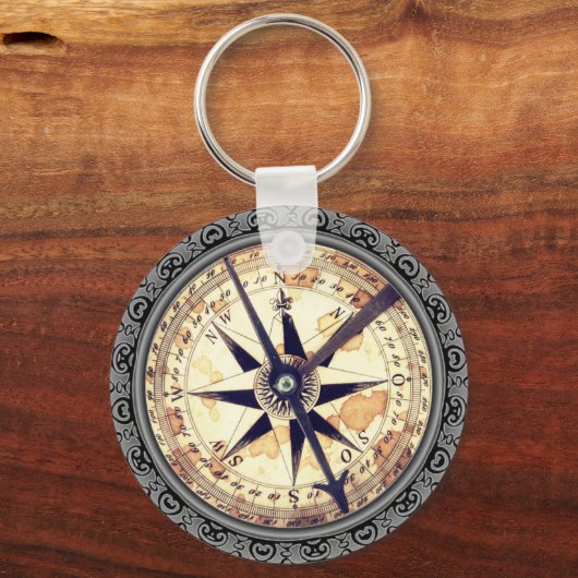 Faux-kompas Sleutelhanger (Voorkant)